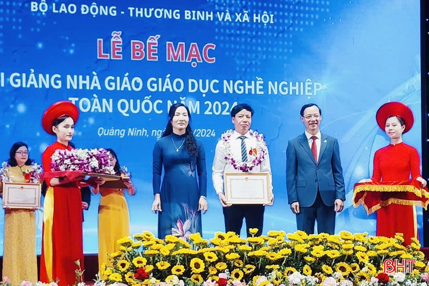 Hà Tĩnh đạt 5 giải tại Hội giảng Nhà giáo giáo dục nghề nghiệp toàn quốc