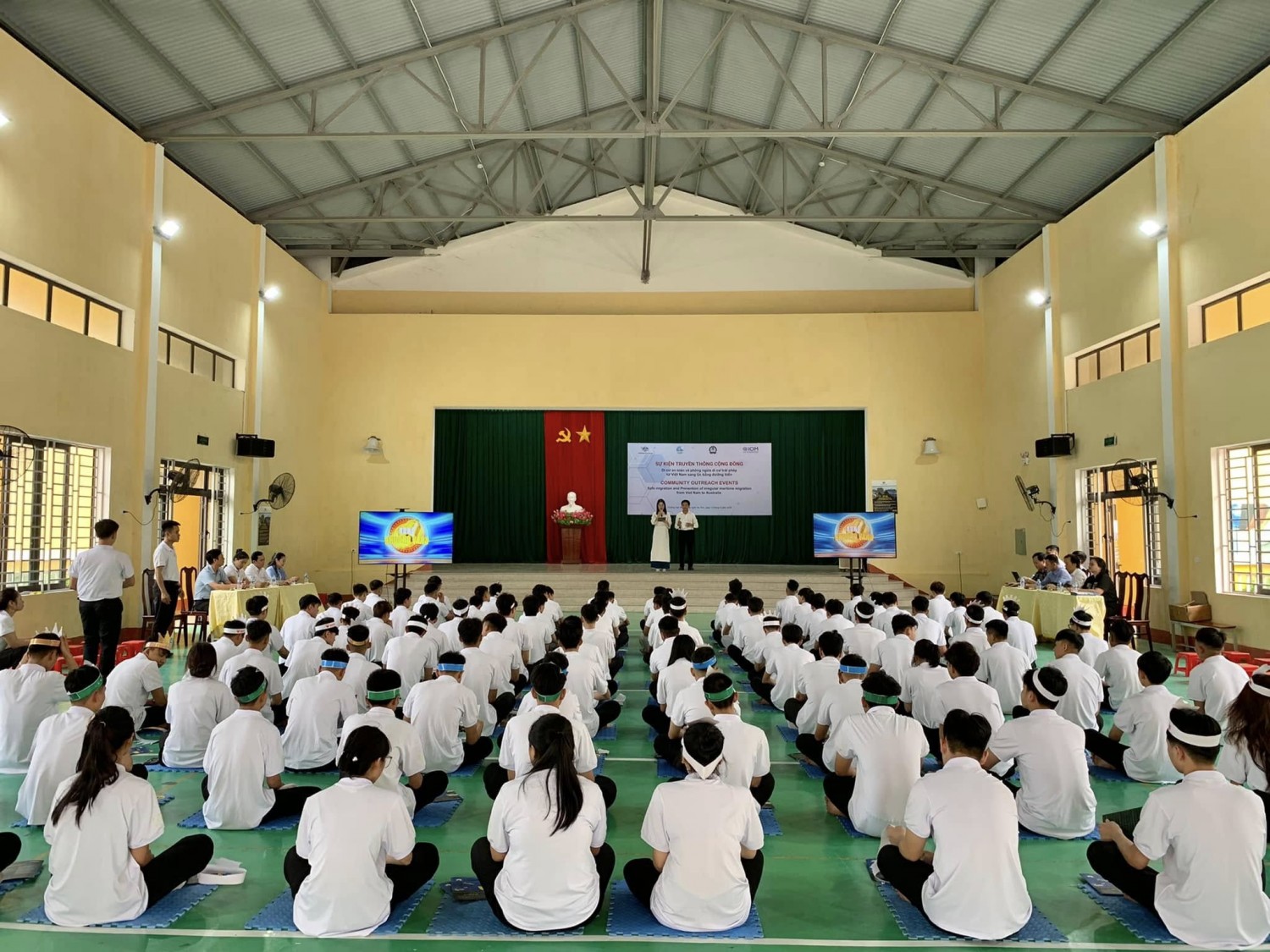 Hội thi Rung chuông vàng: Lan tỏa thông điệp về di cư an toàn đến HSSV Trường Cao đẳng Công nghệ Hà Tĩnh